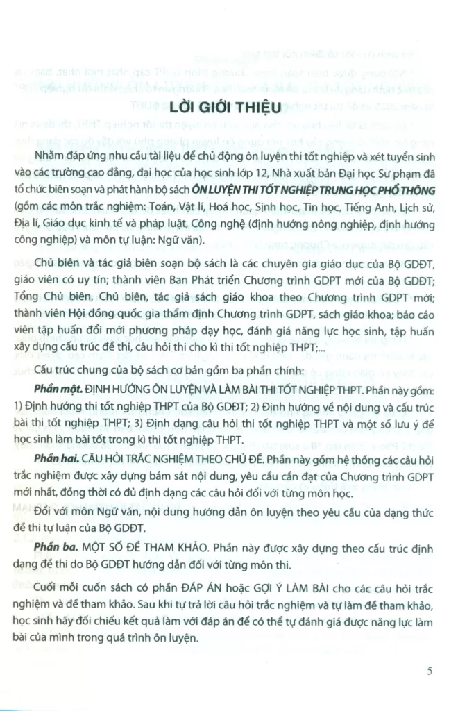 ÔN LUYỆN TRẮC NGHIỆM THI TỐT NGHIỆP THPT MÔN TIN HỌC (Theo Chương trình giáo dục phổ thông 2018)